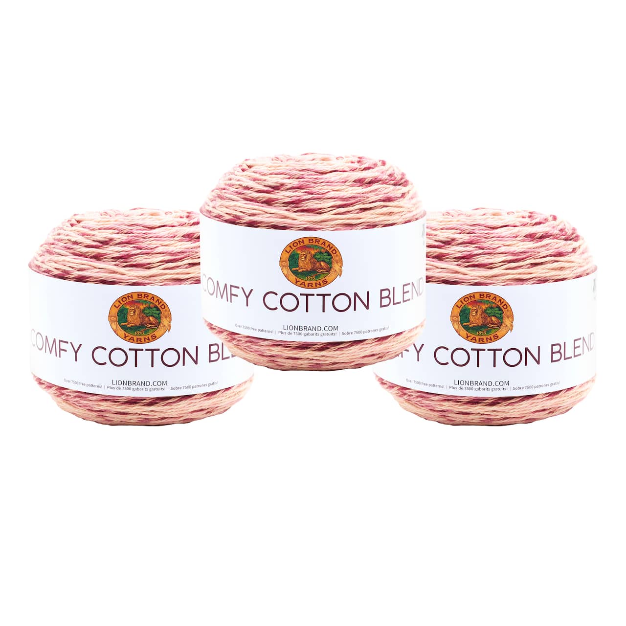3 Pack Lion Brand&#xAE; Comfy Cotton Blend Yarn